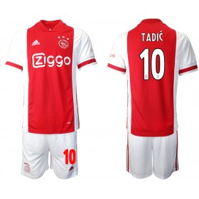 Camisolas de futebol AFC Ajax Dusan Tadic 10 Criança Equipamento Principal 2020/21 Manga Curta